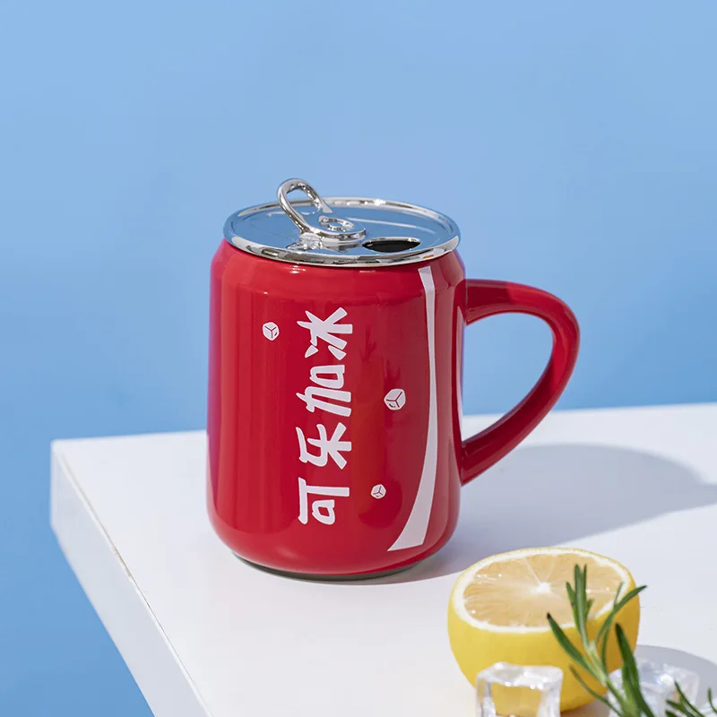 Office Ceramic Cups Tea Living Room Bedroom Drink Electroplating Mug with Lid Home Decoration Accessories