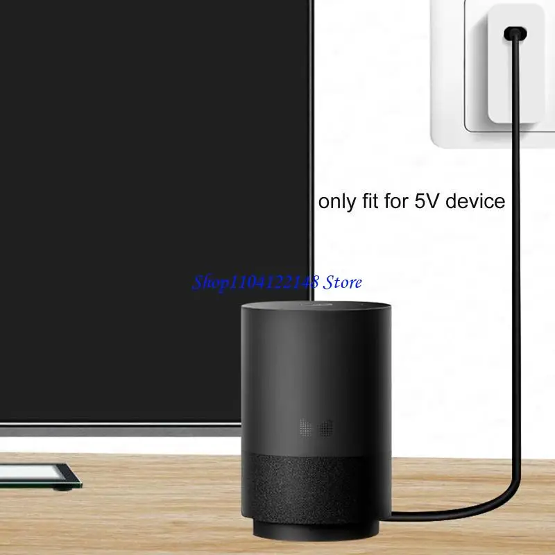 P9FA USB Type C Male Input to 5.5 x 2.1mm Male 5V Power Charging Cable for Router