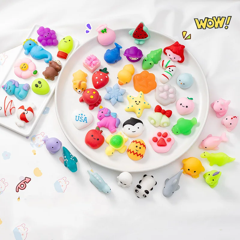 10/20/30 パックストレスリリーフ餅フワフワおもちゃかわいい動物スクイーズおもちゃ抗ストレスボール子供の誕生日ギフトパーティーの好意