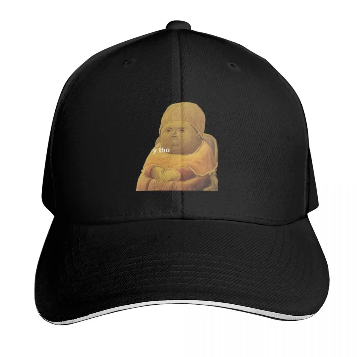 Y Tho Meme Funny Meme Baseball Cap Sun Protection UPF 50+ Breathable Mesh Back Adjustable Buckle Closure