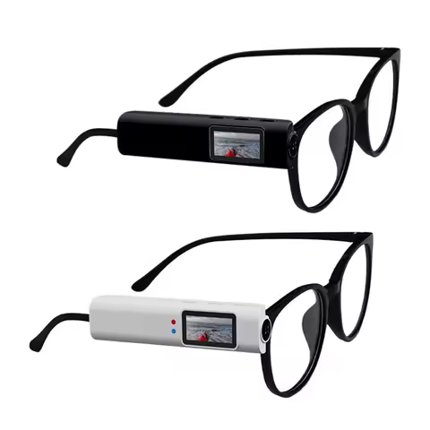 Glasses With Camera Personal Cycling WiFi Recorder High Definition Camera Glasses With Screen For Live Streaming Travel Video