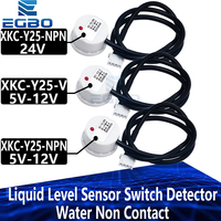 1~10PCS XKC-Y25 V NPN T12V Liquid Level Sensor Switch Detector Water Non Contact Manufacturer Induction Stick Type 5V 12V 24V