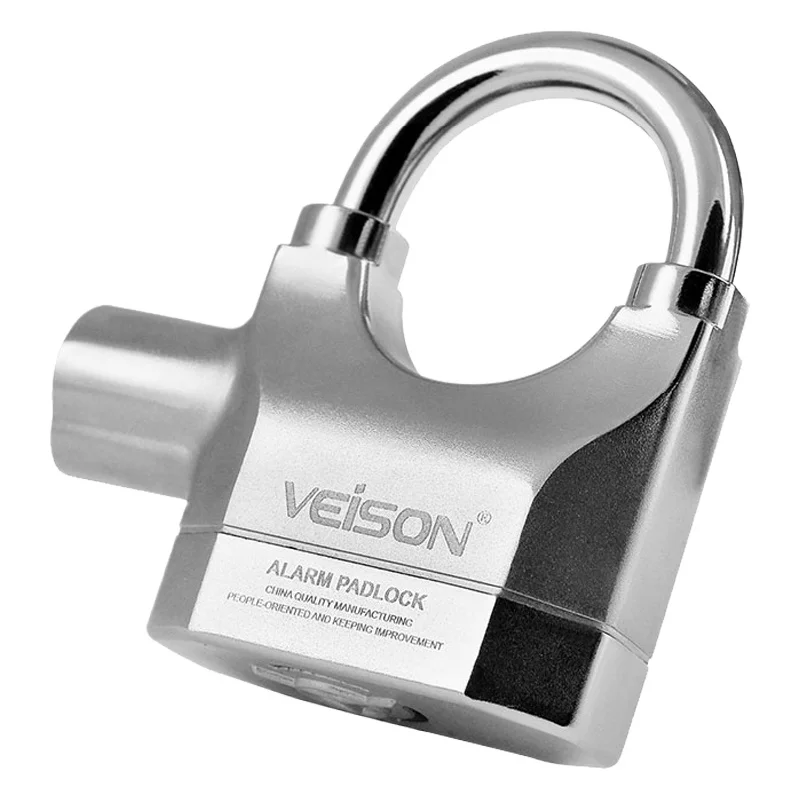 

Padlock idling controllable alarm anti-theft lock, door lock chain lock disc brake lock