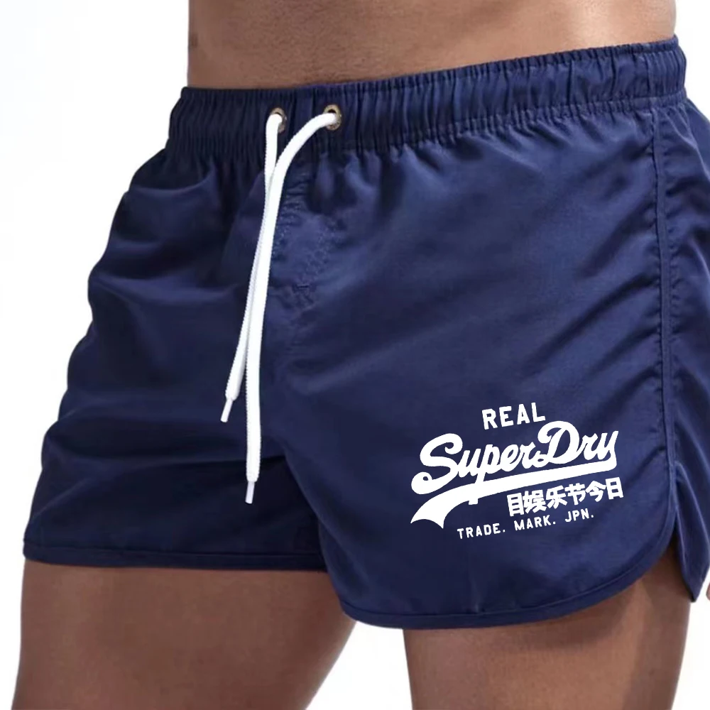 2024 Men's Shorts Summer Swimsuit Men's swimsuit swim trunks Sexy beach shorts Surfboard Sunblock swim trunks Sue quick dry