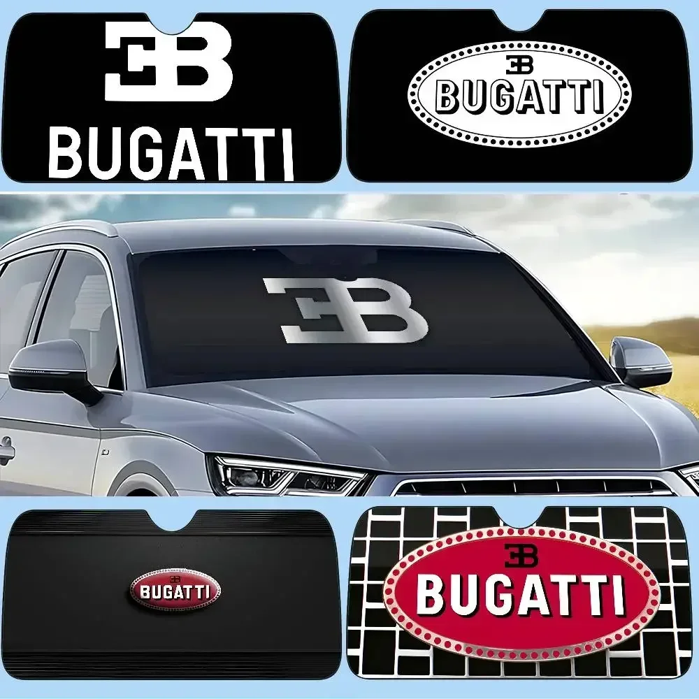 

Brand B-Bugatti Windshield Sunshade Car Window Windscreen Cover Sun Shade Auto Sun Visor Car-covers Car Solar Protection