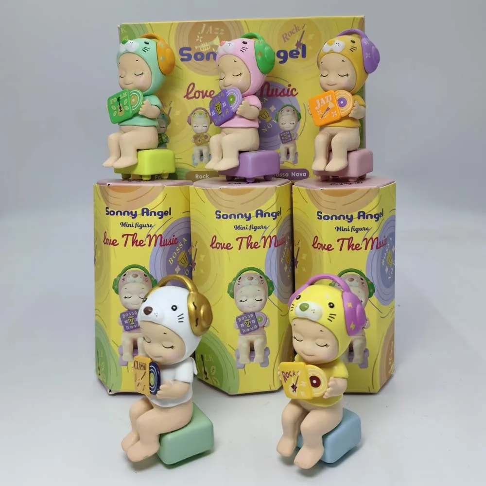 Sonny Angel Love The Music Series Blind Box Mini Figuur Ornamenten Pop Leuke Fans Kindercollectie Mysteries Geschenken Speelgoed
