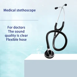 Stethoscope Heart Cardiology for Doctor Nurse Student Medical Equipment Device Tool Classic Black Estetoscopio Health Care