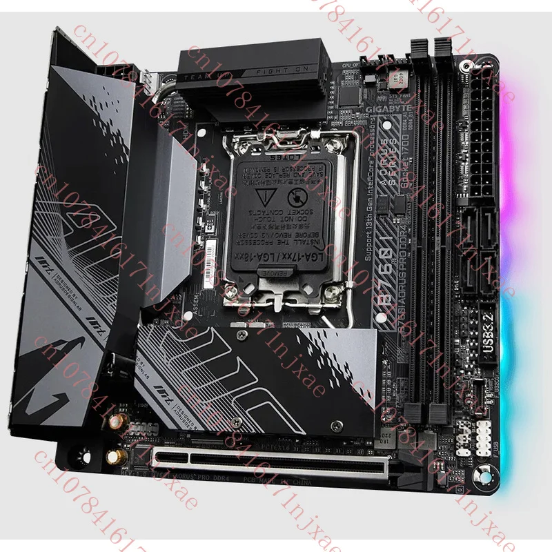 Płyta główna Intel B760 Mini-ITX dla GIGABYTE B760I AORUS PRO DDR4 LGA 1700.