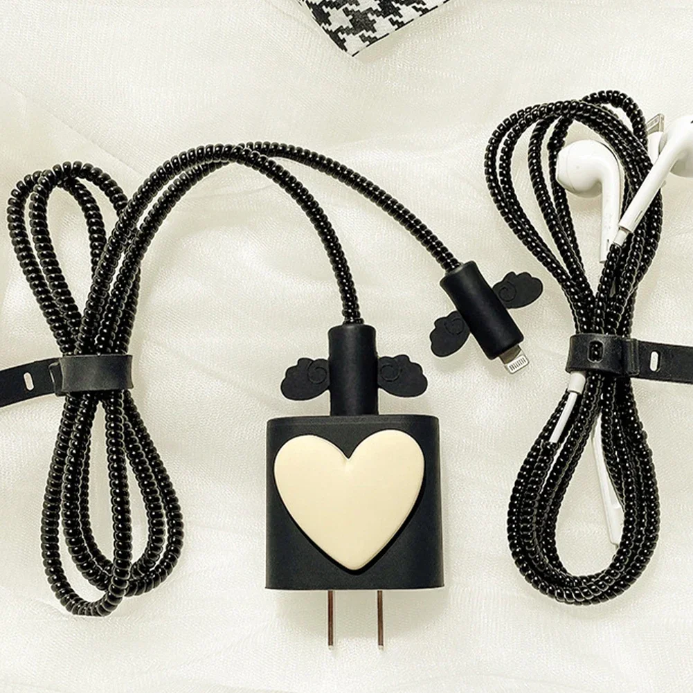 TPU Charger Head Protective Sleeve For Apple Wire Protector Chargers Protector For Iphone 18w/20w/30w Convenient Changeable