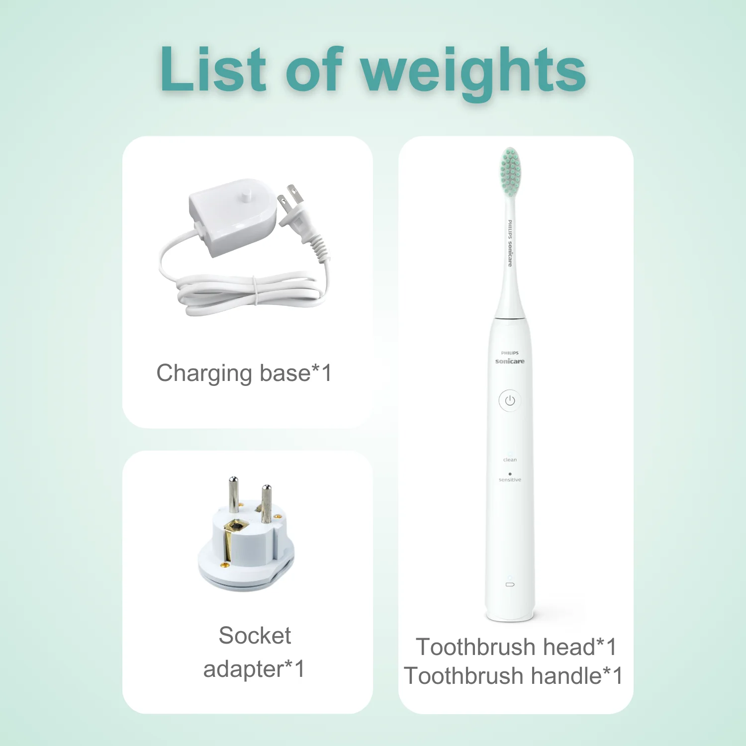 Philips sonicare electric toothbrush series 2100 HX2421, 2 modes, Wet and dry use, 1 toothbrush head, plaque removal