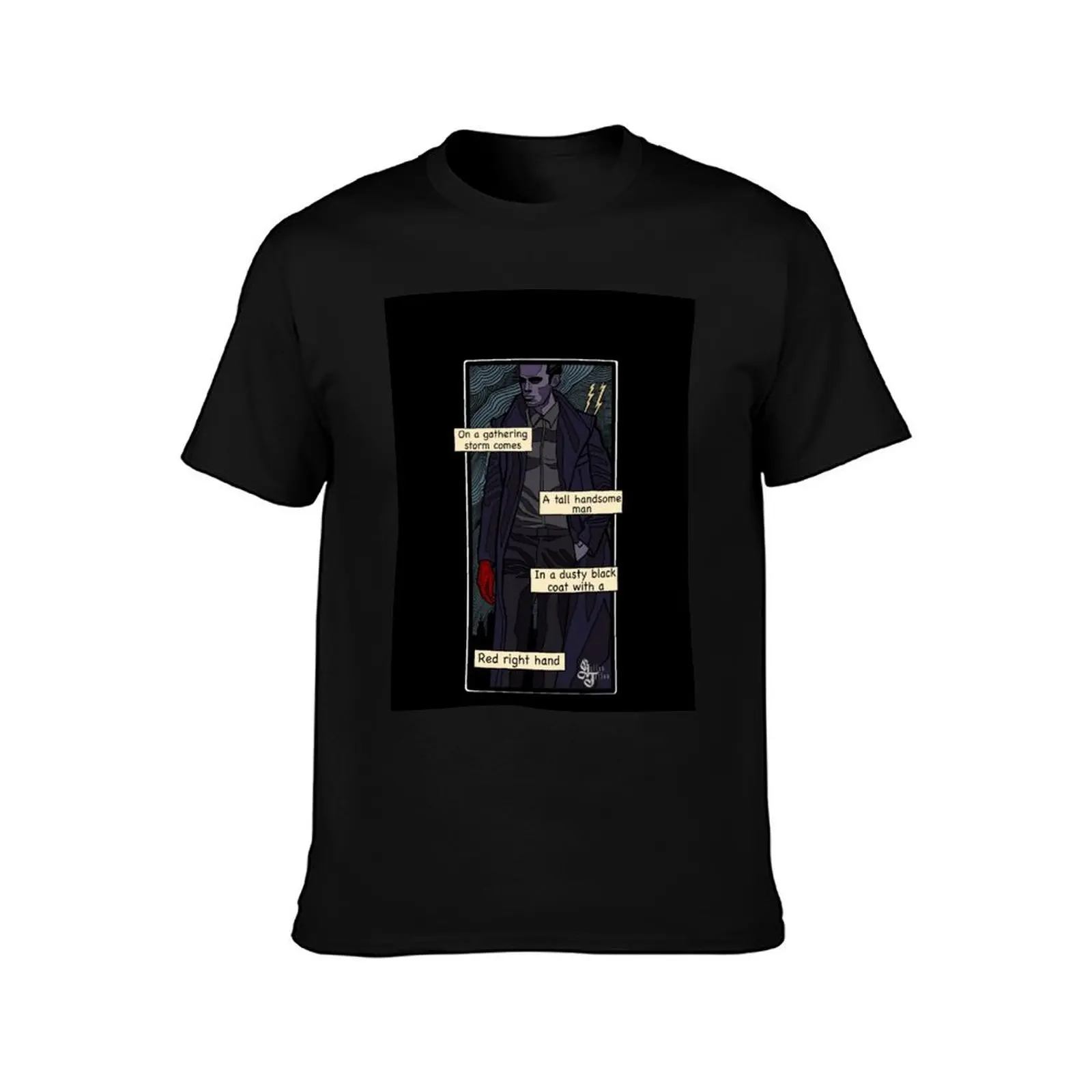 A Red Right Hand T-Shirt Trendy Pattern for Men T-Shirt