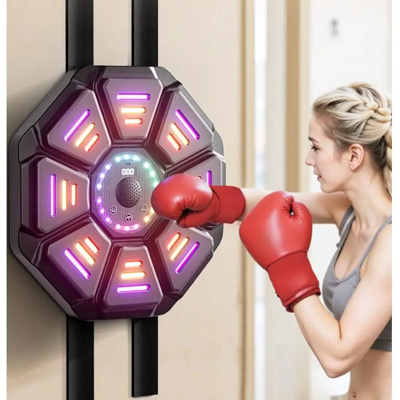 

Smart Home Wall-Mounted Boxing Training Machine Customizable Music Target Punching Pad