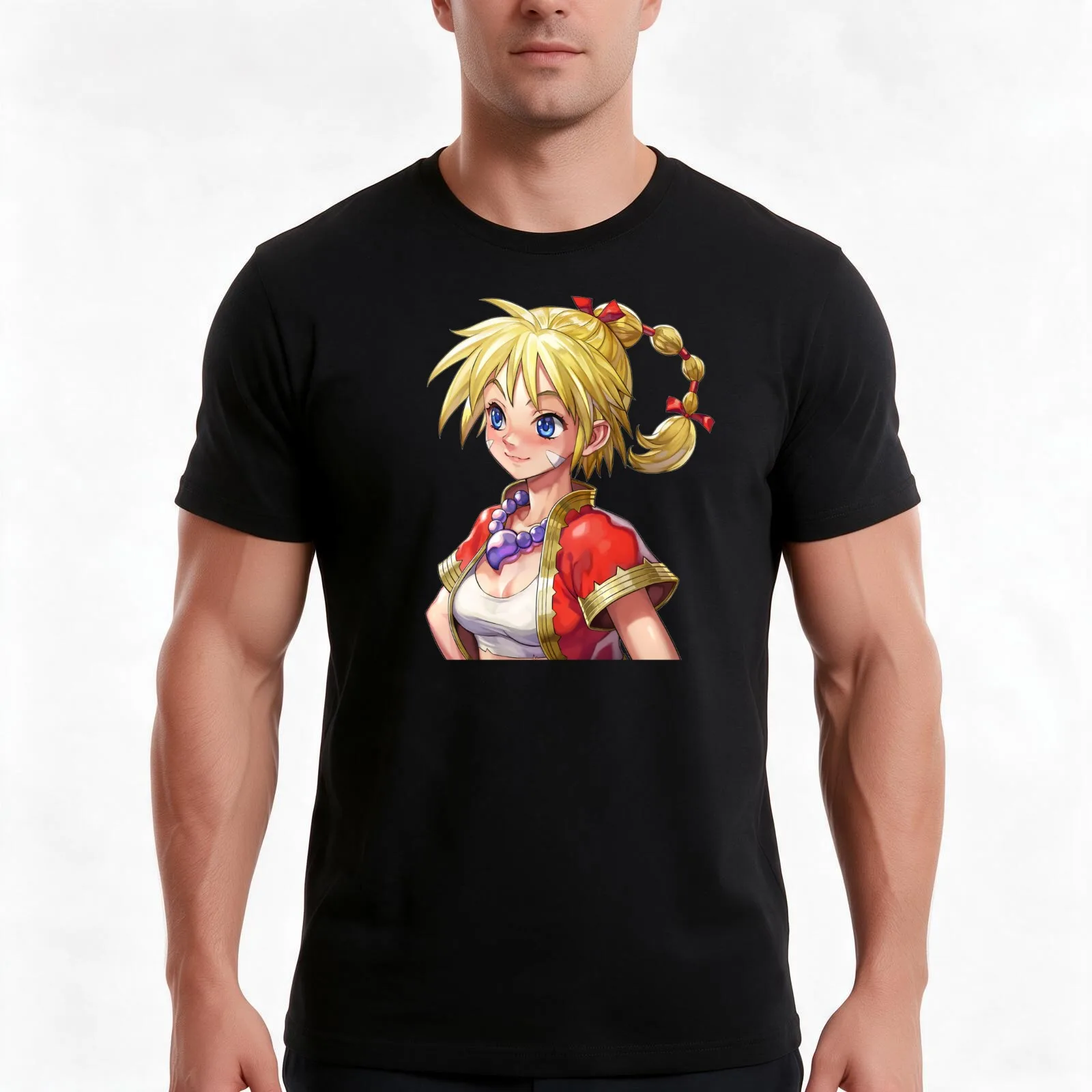 Chrono Cross Kid Profile T-Shirt Summer Casual Cotton Tee Oversized Streetwear Tops Vintage Graphic Print Unisex Men Women