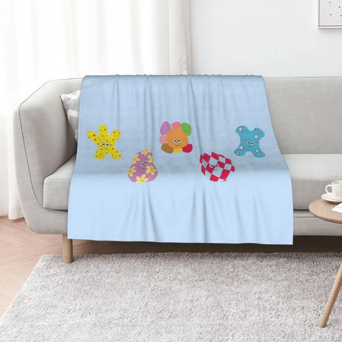 The Haahoos In the night garden Throw Blanket manga Stuffeds Furry Furrys Fashion Sofas Bed linens Blankets