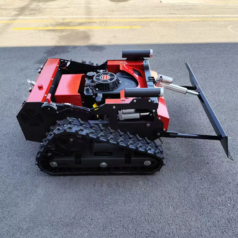 Hot Propelled Remote Control 4-Stroke Cordless Lawnmower Small Home Tracked Zero-turn Garden Mower DIY Grade Weed Whacker
