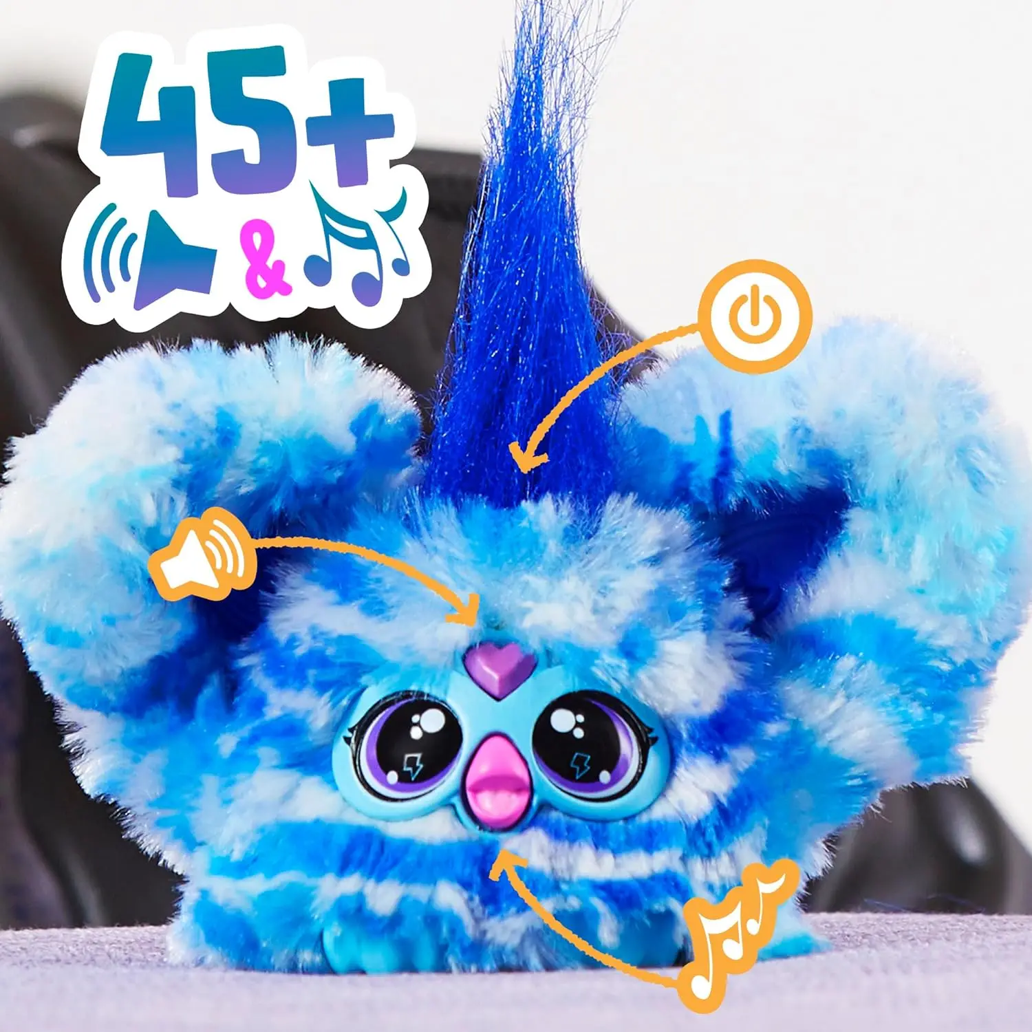 Furby Furblets Cute Mini Electronic Interactive Toys Mini Friend 45+ Sounds Music Plush Furbish Singing Toys Phrases Animal Toys