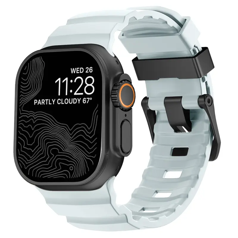 Trail Silicone Band for Apple Watch Ultra 4 3 2 49mm Strap 46mm 45mm 44mm Sport Bracelet iWatch Series 12 11 10 Ultra 9 8 7 SE3 - Image 34