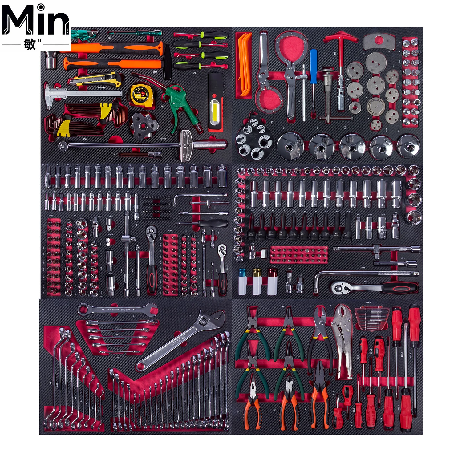 421PCS CRV Steel Professional Hand Tool Set Modular Combination Auto Repair Socket Wrench Kit Herramientas para Mantenimiento