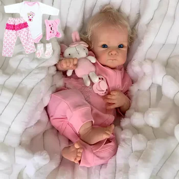 Reborn Baby Dolls – 20 Inch Real Baby Dolls, Full Body Vinyl Girl Doll in Outfit with Accessories, Gift for Girls Ages 3+, Collectors