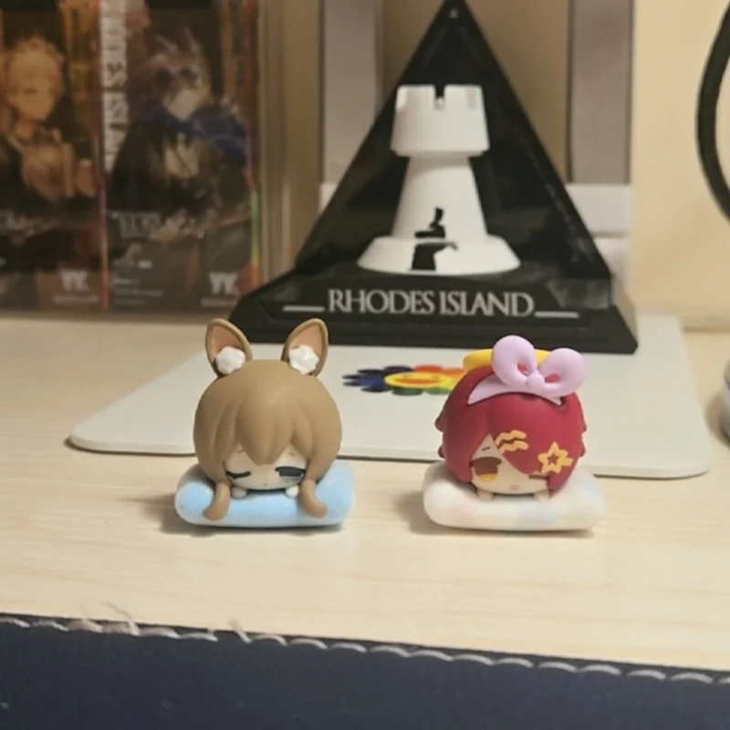 متوفر في المخزون Miniso X Arknights لطيف دمية الحلي أنيمي لعبة الطرفية Amiya Exusiai Mizuki Eyjafjalla الهدايا لعبة جمع