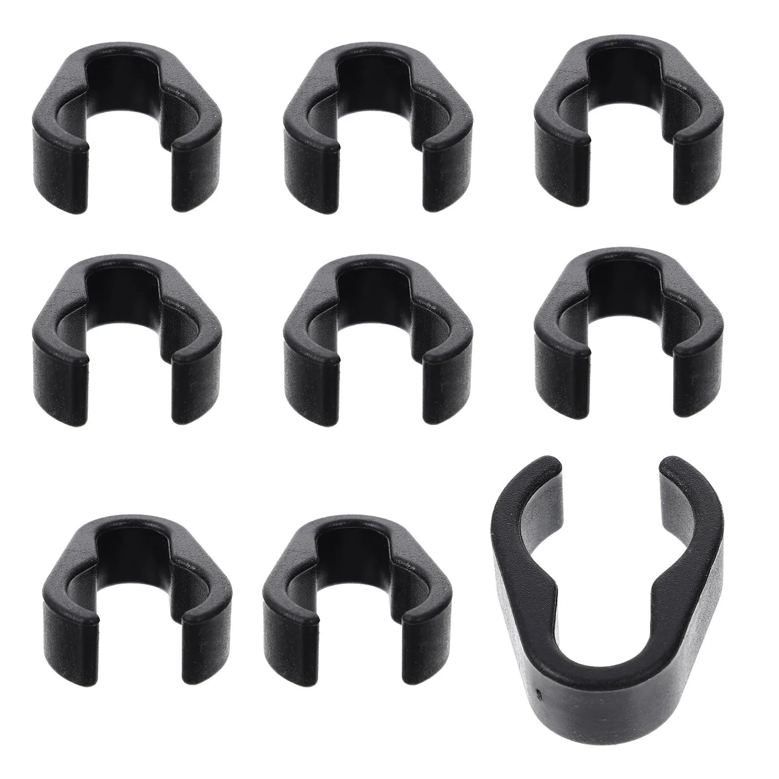 10Pcs Mic Cable Storage Clips Plastic Microphone Cable Clamp for Home Office Classroom Stage Studio Mic Stand Boom Pole