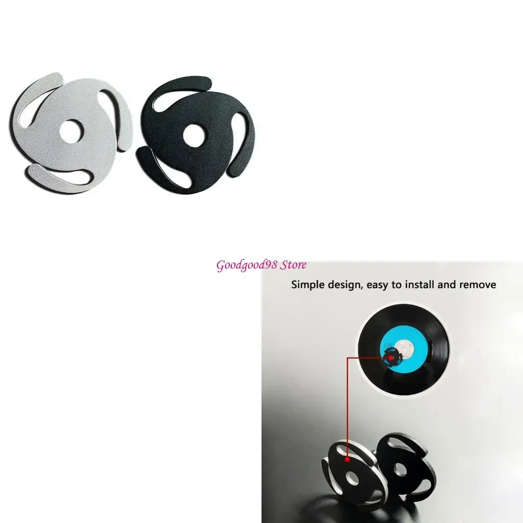 45RPM Record Adapter Recorder Spindle Adaptor Insert For Turntables Stable W8EC