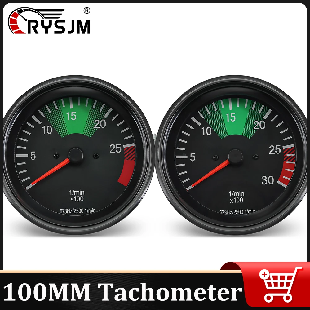 100MM Tachometer 3000RPM 2500RPM Tach Gauge For Vehicle Truck Boat Diesel Engine Tacho Gauge 0015428716 673Hz/2500 for Mercedes