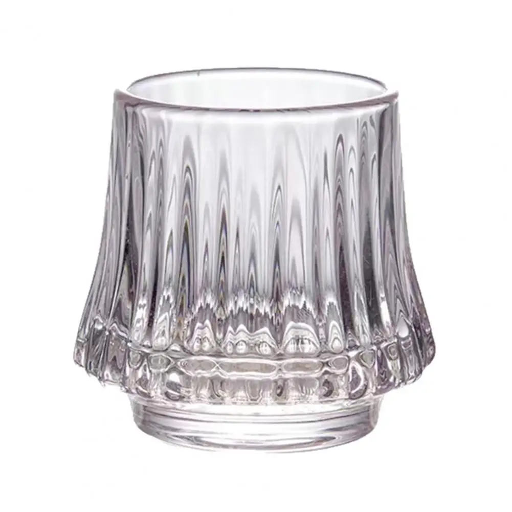 Internet Celebrity Style Cup Volcano Texture Glass Coffee Cup 150ml Whiskey Tumbler with Embossed Design Espresso for Latte