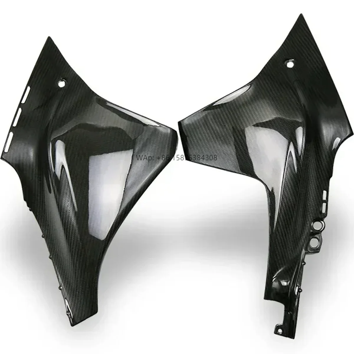 

For R1 2020 2021 2022 2023 2024 3K 100% Dry Carbon Fiber Motorcycle Accessories Side Frame Fairing Kit