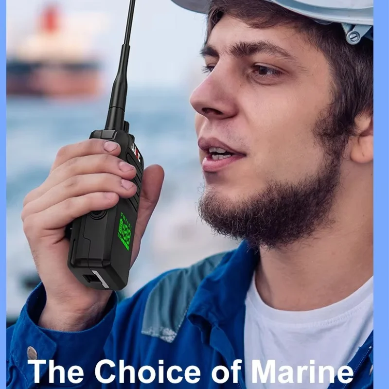 2 قطعة جهاز اتصال لاسلكي مقاوم للماء المهنية IP67 راديو Vhf Uhf 10 واط طويلة المدى اتجاهين راديو 199CH تخاطب لاسلكي Larga Distancia