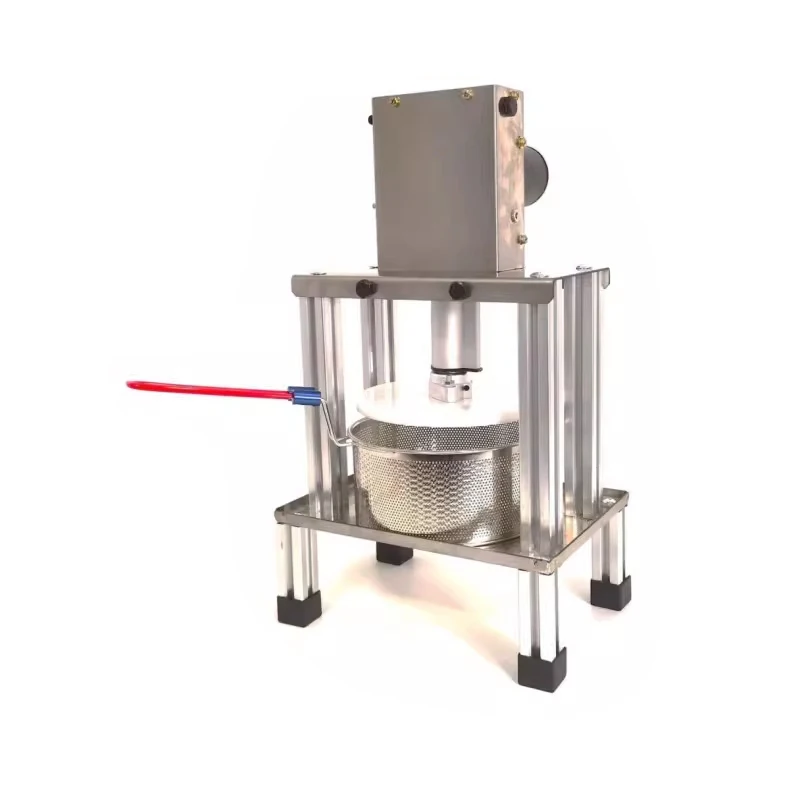 Máquina Desidratadora Elétrica de Vegetais em Aço Inoxidável, Máquina de Separação de Resíduos de Vinho, Máquina Espremedora de Água para Recheio de Bolinhos