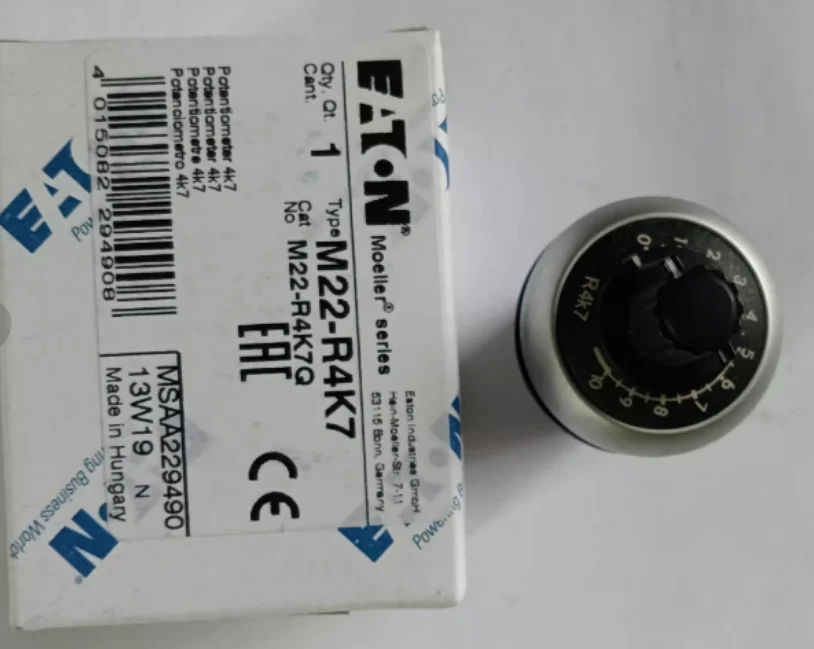 

New original EATON Potentiometer knob switch M22-R4K7 M22-R10K