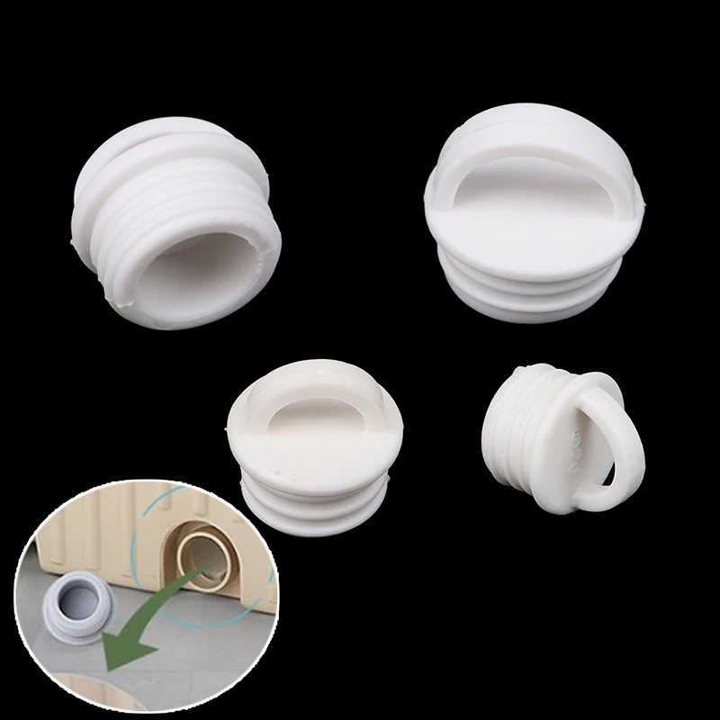 5Pcs Bucket Drain Stopper Silicone Water Stopper Drain Plug Cover Water-drop Design For Bathroom Laundry Kitchen Accessories
