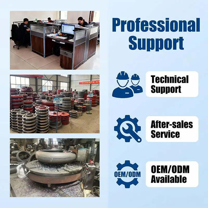 Space Saving Lightweight High Pressure Electric Abrasive Ore Slurry Pump Marine Lab Coal Washing Station GAOXIN Brand