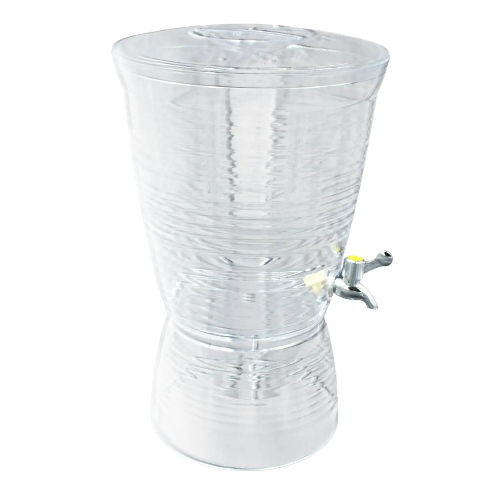 

Drink Dispenser with Stainless Steel Faucet Drinks Transparent Storage Water