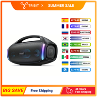 TRIBIT StormBox Blast 2 Bluetooth Speaker, 200W Power With Subwoofer Outdoor IP67 Party Speaker, 30H Playtime, LED, Mic Input