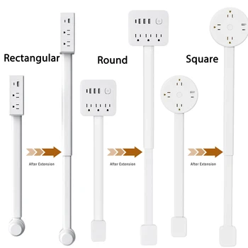 Retractable USB Power Strip 1