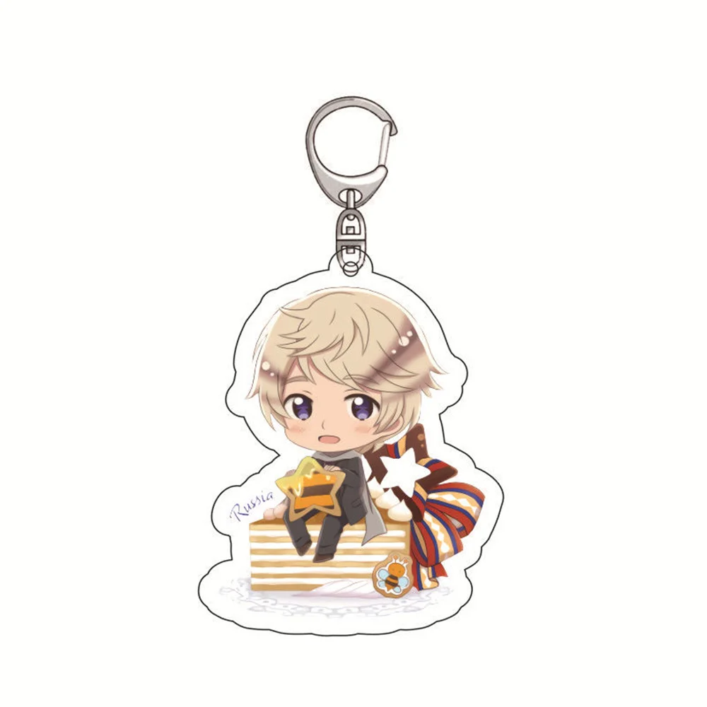 6CM Hot Anime APH Hetalia Powers Anime Acrylic Stand Doll Italy Germany France China Figure Model Plate Cosplay Themed Series