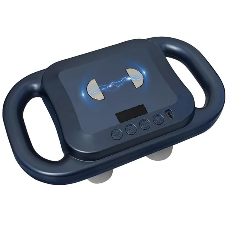 

ABUU-Massage Gun Percussion Electric Massager Gun Deep Tissue 6-Head Handheld Pulse Fascia Gun Tool