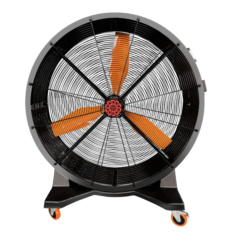 100*46*100cm Hanging Type 220V Permanent Magnet Variable Frequency PP Plastic AC Big Ceiling Industry Fan
