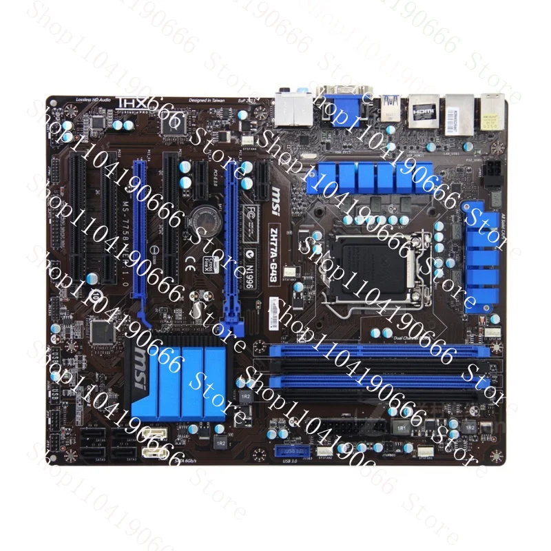 

For MSI ZH77A-G43 motherboard H77 LGA1155 4*DDR3 32G DVI VGA HDMI ATX Tested OK