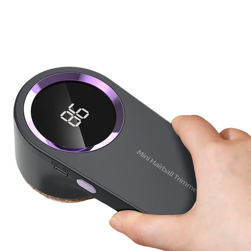 

Lint Remover For Clothing LED Digital Electric Pellet Fluff Remover USB Rechargeable Fuzz Fabric Shaver Sweater