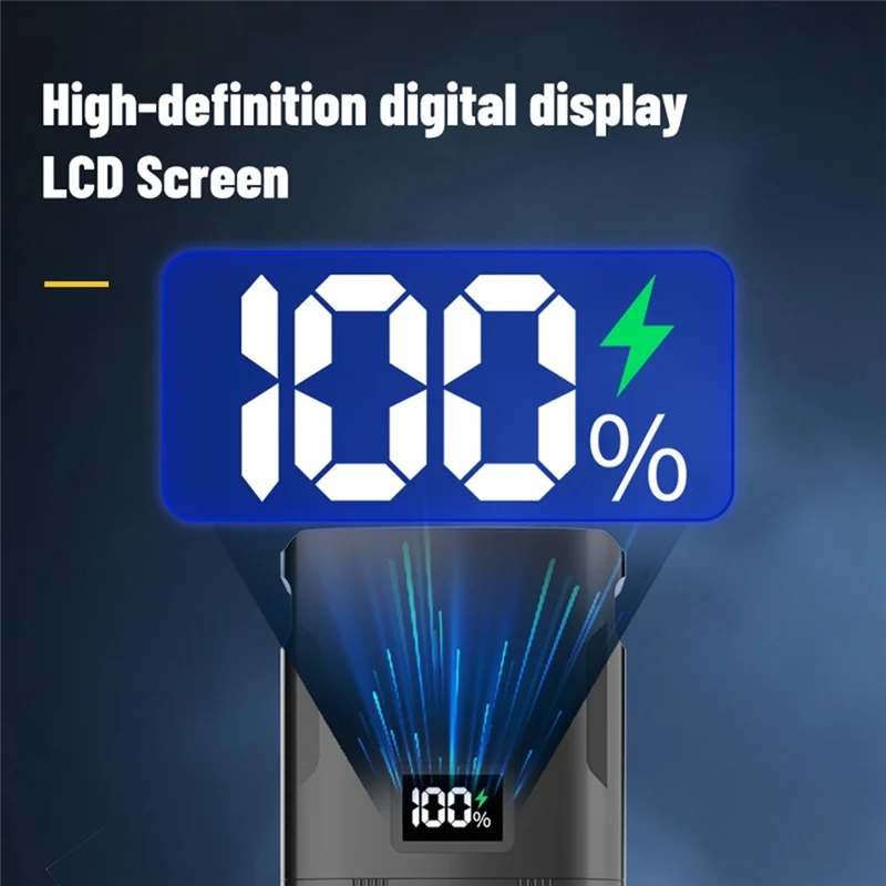 الألومنيوم العلوي شاشة ديجيتال دراجة الجبهة ضوء عالية خفة الدراجة الجبلية مصباح يدوي للسلامة ركوب الدراجات الليلية #2