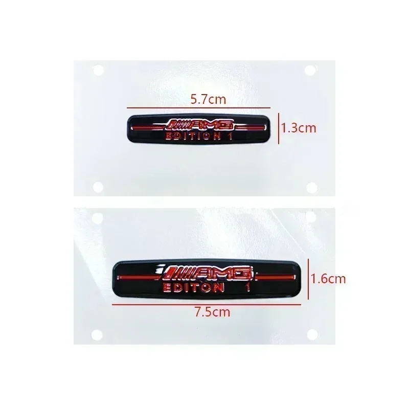 AMG Special EDITION 1 Emblem Car Sticker Accessories For Mercedes Benz Brabus Maybach Smart W204 GLC CLA GLK W205 W203 W206 W108