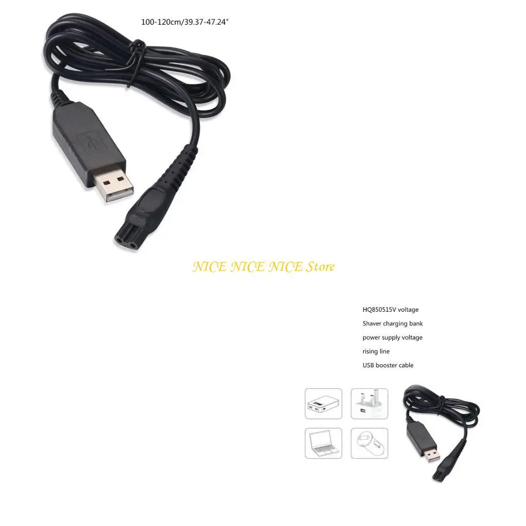 

USB Shaver Cable Power Cord 5V Replacement A00390 Shaver