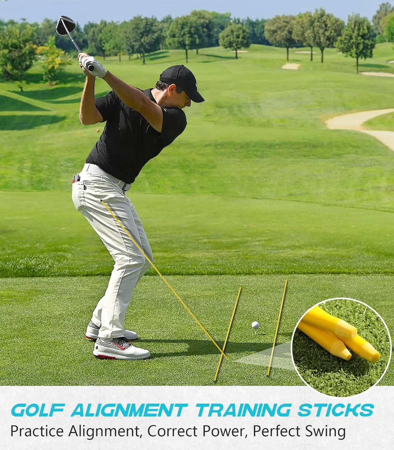 Golf Training Aids para casa, quintal, condução, lascar, interior, exterior, Swing Practice Mat