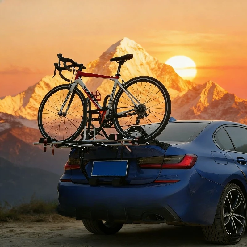 Professional Cars Bicycle Rack Rear Hanging Racks Rear Rack Spare Box No-drill No Blocking License Plate Automobiles Accessories