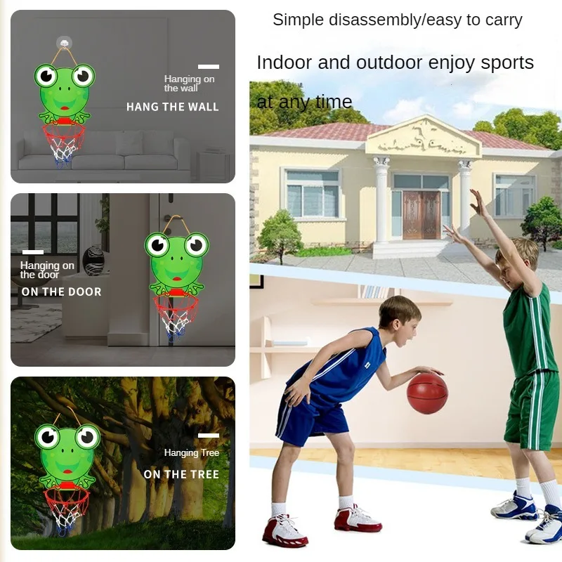 Children's Basketball Rack, Indoor Shooting Frame, Hanging Basketball Frame, Sports Toy, Adjustable Sports Outdoor Bag