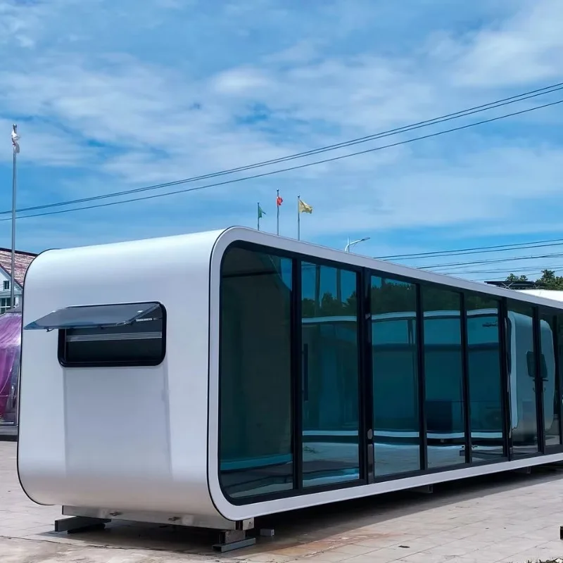 Gran villa prefabricada de casa móvil rápida con dormitorio y baño a la venta