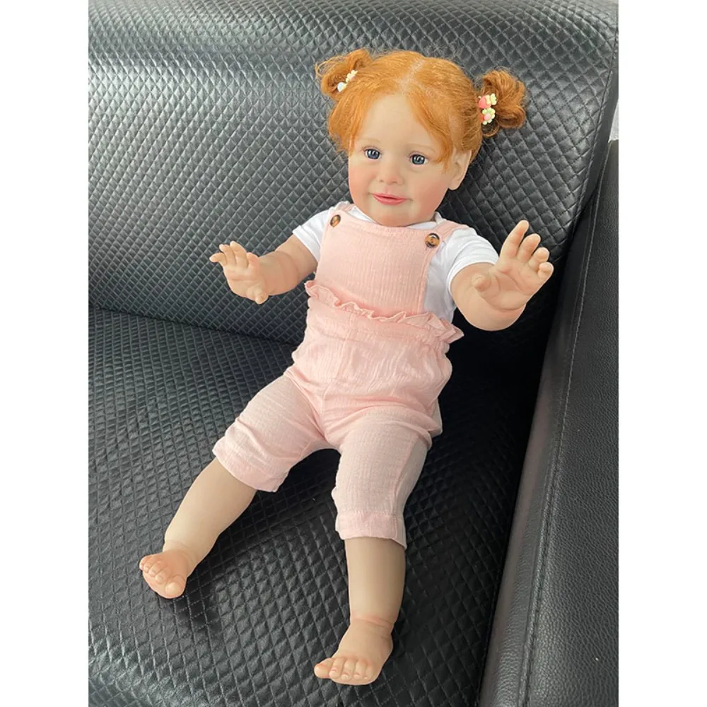 26INCH Huge Baby Size Reborn Toddler Girl Doll Zoe Lifelike Soft Touch Real Life Baby Dolls 3D Skin Muñecas Bebes para Niñas